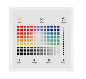 Skydance T14-S 1 Zone 100-240VAC RF Remote Control Wall Mounted Touch Panel <strong>DMX</strong> <strong>Master</strong> for <strong>LED</strong> <strong>Controller</strong> - Product Image 6