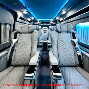 Luminaires de plafond personnalisés, rideaux électriques, sièges de voiture luxueux et kit carrosserie pour Hiace - Product Image 5