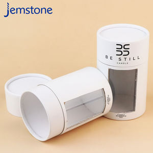 Kraft Cardboard Cylinder Paper Tube <b>Packaging</b> For Candle Sand Wax Wax Block Gift Candle Aroma <b>Products</b> - Product Image 4