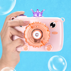 Jouet à bulles électrique pour petite fille, avec des animaux mignons, rose, appareil photo, cadeau idéal, nouvelle collection - Product Image 2