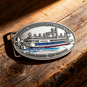 OEM ODM 맞춤 제작 금속 뱀 모양 아연 합금 타원형 카우보이 로데오 벨트 버클 - Product Image 2