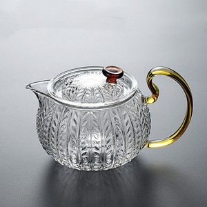 Hochwertige Glas teekanne Haushalt Hoher Boro silikat glas kessel Hitze beständige Blume Teekanne Büro Teekanne Tee Trenn kanne - Product Image 3