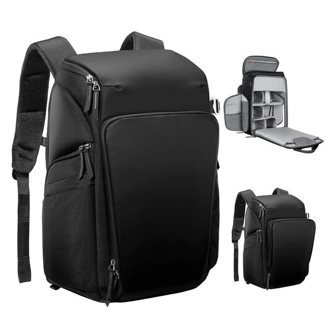 Custom High Quality Large Capacity Multi-Functional Outdoor Travel Photo Backpack Waterproof Camera Bag for Photography
