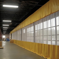 Rideaux en PVC transparent imperméables, bâche transparente insonorisée pour lavage de voiture, tissu industriel, bâche en vinyle durable et protectrice