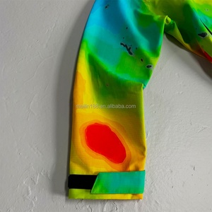 Fashion Designer Custom Nylon <b>Zip</b> <b>up</b> <b>Jackets</b> Windbreaker Coat All Digital Print High Quality Waterproof Windbreaker <b>Jacket</b> Men - Product Image 5