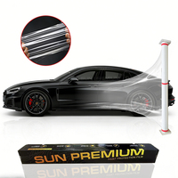 Film de protection de peinture (PPF) auto-cicatrisant en TPU transparent pour voiture, film de protection transparent 8 mil pour la protection de la carrosserie automobile