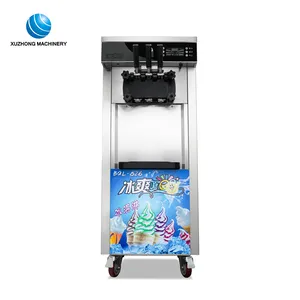 china manufacturer good quality 3 flavor soft ice cream machine commercial in germany