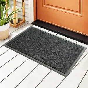 strapazierfähige outdoor-pvc-spulenmatte indoor willkommen front-türmatte eingang gewerblicher teppichboden benutzerdefinierte türmatten