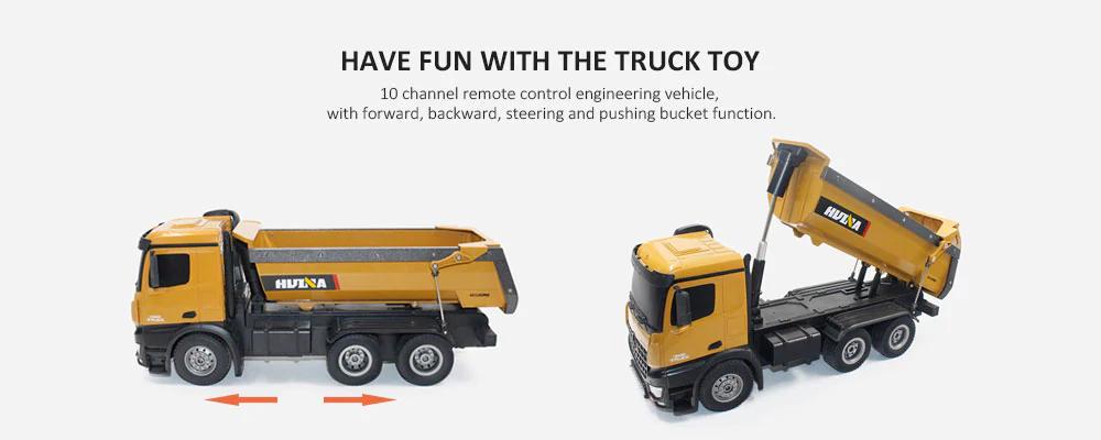 HUINA 1573 RC Dump Trucks - Fun & Exciting Remote Control Vehicles