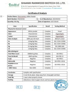 Polvo de cloruro de potasio de sulfato de glucosamina de grado alimenticio para la salud de las articulaciones Sulfato de glucosamina 2Kcl - Product Image 3
