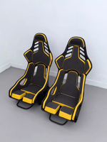 Sièges de course personnalisés en usine, sièges baquet en carbone et cuir Alcantara, sièges de course classiques originaux Recaro