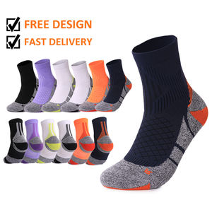 Vente en gros de chaussettes de course de cyclisme avec logo personnalisé Chaussettes de course à séchage rapide à compression <span class=keywords><strong>Coolmax</strong></span> en nylon - Product Image 2