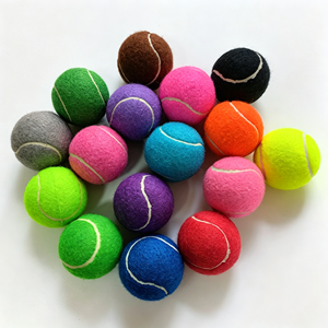 Balles de tennis sans pression, sans joint, longue durée de vie, pour entraînement d'endurance, lot économique en vrac - Product Image 1