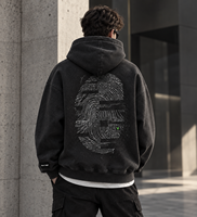 Sweat-shirt Homme 2026 OEM Personnalisé, Coupe Oversize Boxy, Grammage Lourd, Effet Délavé à l'Acide, Impression Sérigraphique, Streetwear, Manches Décontractées, Modèle Pull