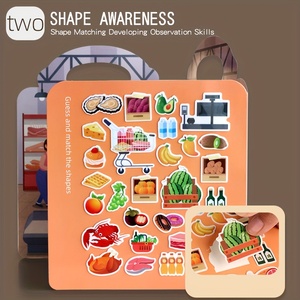 Álbumes de Pegatinas Reutilizables Personalizados, Pegatinas de Burbujas con Varias Escenas y Temas, Innovadora Escena de Pegatinas de Gelatina para Niños - Product Image 2