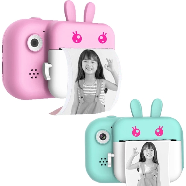 Kids Instant Camera 1080P Digital Camera for Kids Photo Print Camera Toy Birthday Gift for Girl Boy