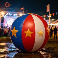 Ballon gonflable coloré sur mesure avec logo imprimé pour la scène de fête de cirque, ballon gonflable pour la décoration de carnaval