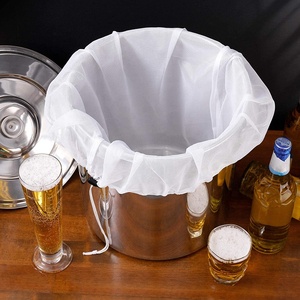 New Arrival <b>Extra</b> <b>Large</b> 26\" x 22\" Reusable Cold Brew Wine Straining Bag Home Brewing Hops Making Drawstring Packaging <b>Printing</b> - Product Image 2