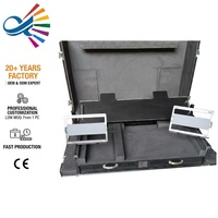Boîtier de transport en contreplaqué et aluminium personnalisé et durable Goodcase pour contrôleur M&A3 Command Wing et Fader Wing avec supports latéraux pour ordinateur portable