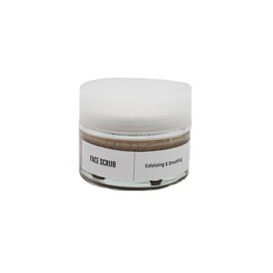 Scrub viso di alta qualità con etichetta bianca con microsfere di gherigli di albicocca Made in Italy Made in Milan Food grade 50 ml per il commercio - Product Image 1