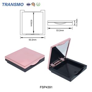 Estuche Compacto para Polvos Compactos Personalizado al por Mayor, Envase para Rubor de Marca Privada con Espejo - Product Image 2