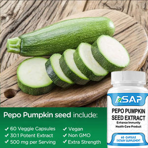 OEM Private Label Cucurbita Pepo Extracto de semilla de calabaza Suplementos Cápsulas de calabaza Pepo - Product Image 2