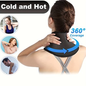 Neck Ice Pack Wrap Gel - Upgraded Ice Packs for Neck Reusable, <b>Hot</b> and <b>Cold</b> Compress, Relief of Pain, Swelling, Sprains, Office - Product Image 5