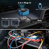 Adapter CarPlay & Android Auto Nirkabel Terlaris, Pemasangan Otomatis Cepat, Peningkatan OTA, Logo & Kemasan Kustom Tersedia