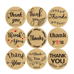 Etiqueta Adhesiva Personalizada de Papel Kraft para Envolver Regalos, con Logotipo Propio, para Velas, Agradece su <span class=keywords><strong>Compra</strong></span> - Product Image 6