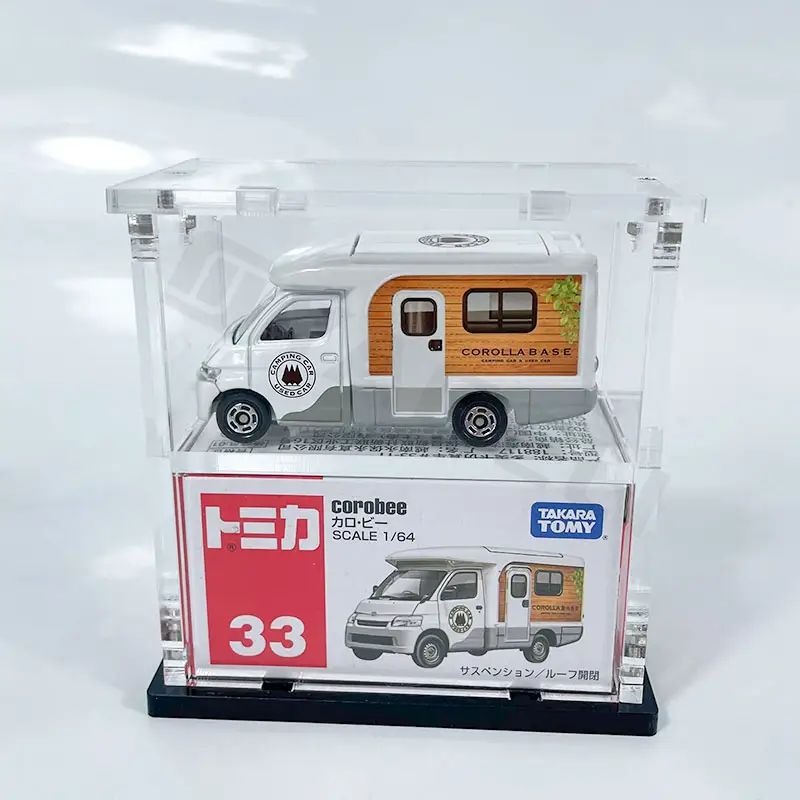 Modern Clear Acrylic 1:64 Diecast Acrylic Removable Version Car display Model for display only