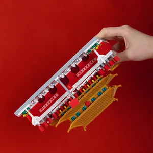 Chinese Stijl De Tiananmen-plein Bouwstenen Pizzle Speelgoed Baksteen Figuur Voor Kinderen Geschenken