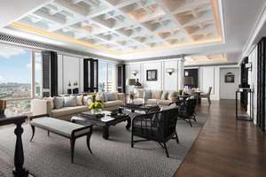 เฟอร์นิเจอร์ห้องนอนโรงแรมห้าดาวแบบกำหนดเองของ Marriott และชุดเตียงเชิงพาณิชย์พร้อมตู้โต๊ะเครื่องแป้งแบบมีอ่างล้างหน้าจากผู้ผลิตในจีน - Product Image 6