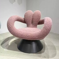 Fauteuil de salon moderne et minimaliste « Serpent et Lapin » de fabrication chinoise, fauteuil simple pour salon, fauteuil pivotant confortable et relaxant