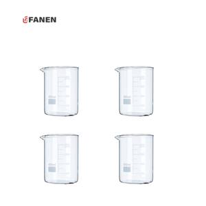 फैन बीकर प्रयोगशाला स्पष्ट ग्लास लैब उच्च गुणवत्ता वाला बीकर वॉल्यूम ग्लास विले बीकर - Product Image 1