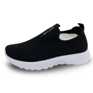 Vendita diretta all'ingrosso scarpe da <span class=keywords><strong>donna</strong></span> in maglia con <span class=keywords><strong>zeppa</strong></span> maglia da <span class=keywords><strong>donna</strong></span> scarpe casual in tessuto volante traspirante leggere - Product Image 3
