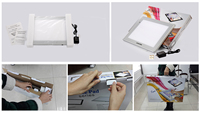 Pad de traçage d'éclairage LED à gradation A5 A4 A3 A2 pour boîtes à lumière publicitaires