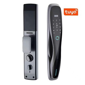 QLEUNG <b>Smart</b> <b>Lock</b> S928max Fingerprint Password Card Access Door <b>Lock</b> Black Gray - Product Image 2