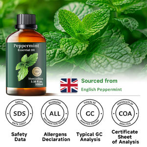 Ensemble de 12 huiles essentielles 100% pures et naturelles pour diffuseur d'aromathérapie : lavande biologique, arbre à thé, rose, citron, menthe poivrée - Product Image 5