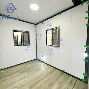 Maison préfabriquée extensible en conteneur avec structure en acier de 20 pieds ou 40 pieds, 1, 2, 3, 4 ou 5 chambres, salle de bain moderne, maison portable - Product Image 4