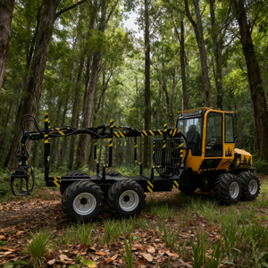 Remorque grue forestière HAIJU pour le transport de bois, prix de vente - Product Image 5