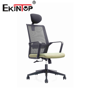 Fauteuil de bureau ergonomique pivotant en maille pour visiteurs et cadres, avec accoudoirs fixes et soutien lombaire, idéal pour salles de réunion - Vente en gros - Product Image 4