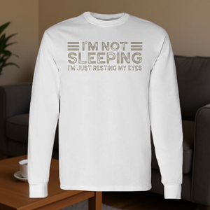 No estoy durmiendo, solo estoy cerrando los ojos, camiseta de manga larga - Product Image 3