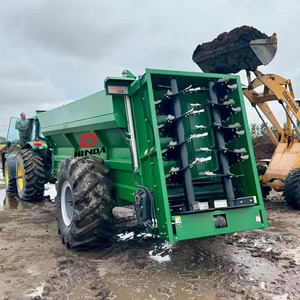 Cylindre hydraulique PTO pour ATV agricole, <span class=keywords><strong>remorque</strong></span> épandeur de fumier de poulet, pour le déversement d'engrais organique solide - Product Image 5