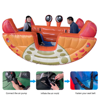 Bateau pirate gonflable, chaise balançoire en forme de crabe citron, château gonflable, jouets d'extérieur, équipement de divertissement pour enfants