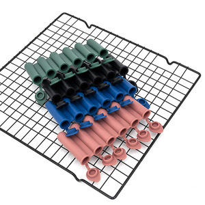Moule à glaces en silicone alimentaire 6 cavités avec couvercle, réutilisable, pour faire des glaces maison - Product Image 3