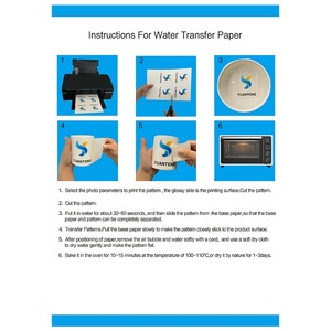 (100 feuilles/paquet) Film pour imprimante laser, décalcomanies à <span class=keywords><strong>transfert</strong></span> d'eau - <span class=keywords><strong>Papier</strong></span> <span class=keywords><strong>transparent</strong></span> pour mugs, haute qualité - Product Image 3