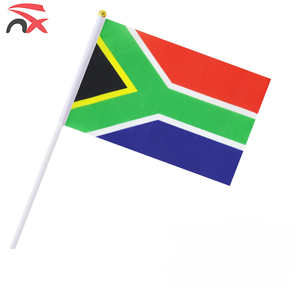 Bandera de Sudáfrica de Poliéster de 14*21cm para Animar, Personalizada, al Por Mayor, al Mejor Precio - Product Image 2