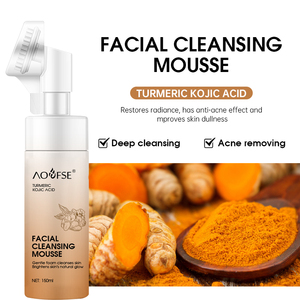 Mousse Limpiador Facial de Cúrcuma, Vitamina C, Ácido Kójico, Blanqueador, Iluminador, Lavado Facial de Cúrcuma - Product Image 2