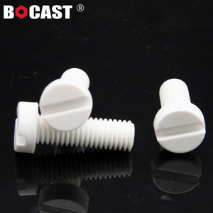 Perno de Plástico Blanco con Cabeza Cilíndrica Ranurada Bocast M3 M12 PP, Aislante, Fabricado a Máquina, para Uso Fotovoltaico - Product Image 2
