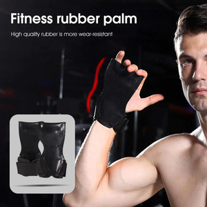 Wholesale Gymnastic Pull up <b>Hand</b> Lifting Grip Custom for Palm Hot Sell Unisex <b>Weight</b> - Product Image 3